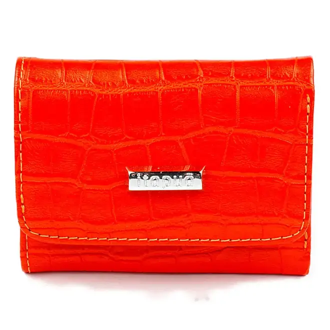 Carteira Feminina Croco Itapuã Laranja