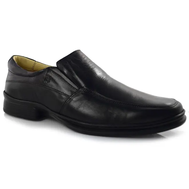 Sapato Social Masculino de Couro Rafarillo Soft Preto 9216