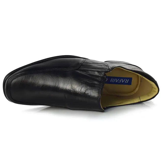 Sapato Social Masculino de Couro Rafarillo Soft Preto 9216