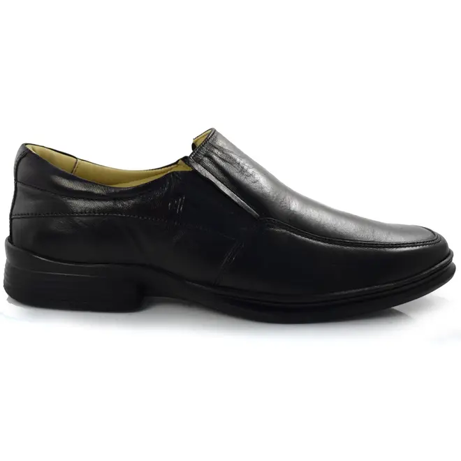 Sapato Social Masculino de Couro Rafarillo Soft Preto 9216