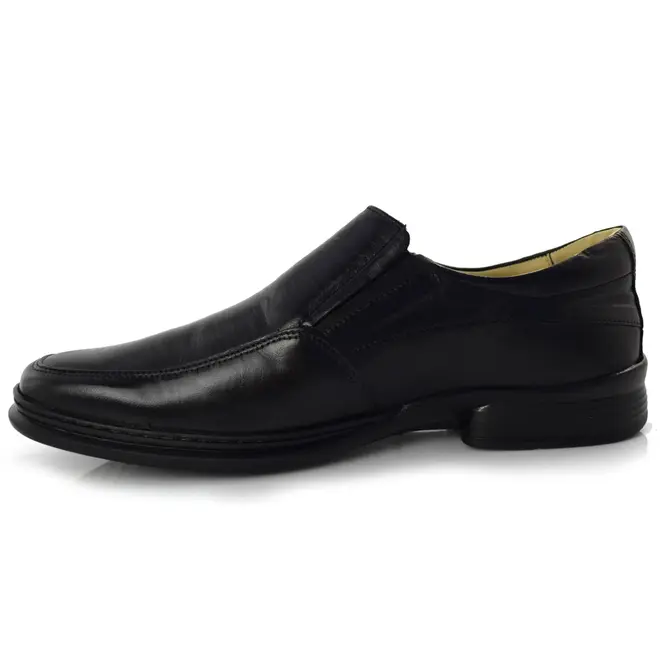 Sapato Social Masculino de Couro Rafarillo Soft Preto 9216