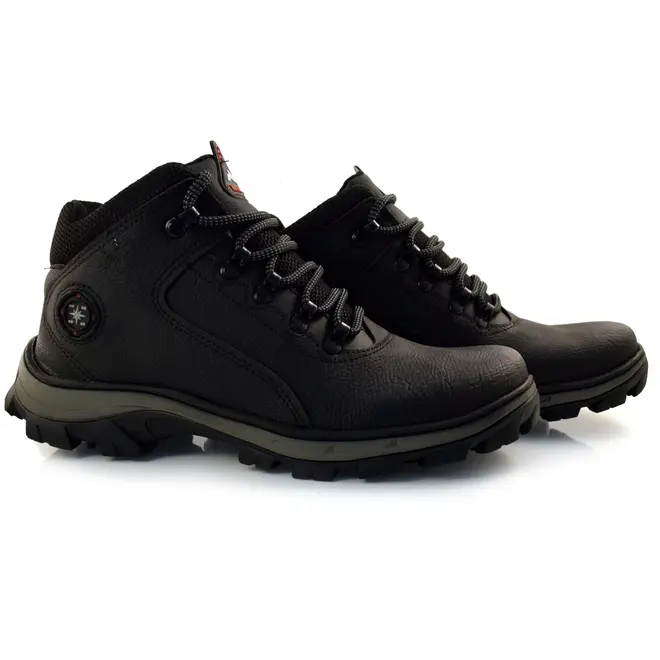 Coturno Masculino West Line Preto 140