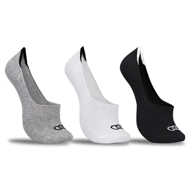 Kit Meia Ultra Invisível Masculina Olympikus - Pacote com 3 pares Branco OIMSA22194