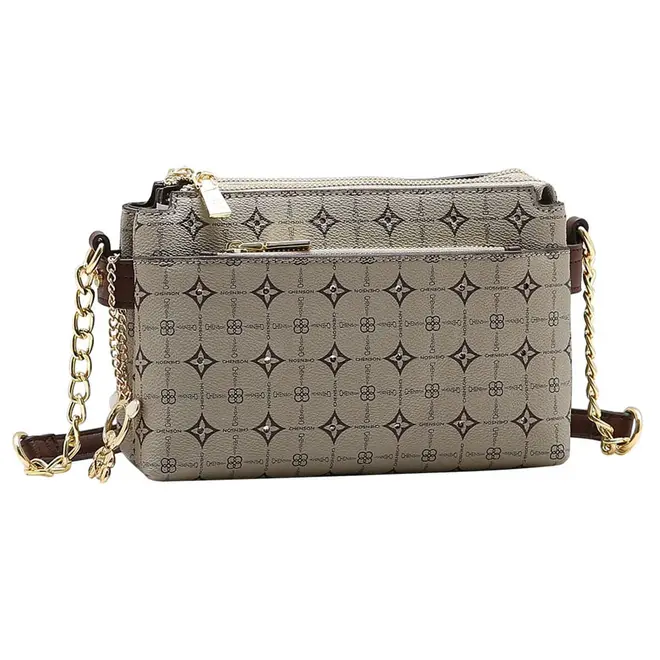 Bolsa Transversal Feminina Chenson Bege 3485480