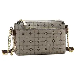 Bolsa Transversal Feminina Chenson Bege 3485480