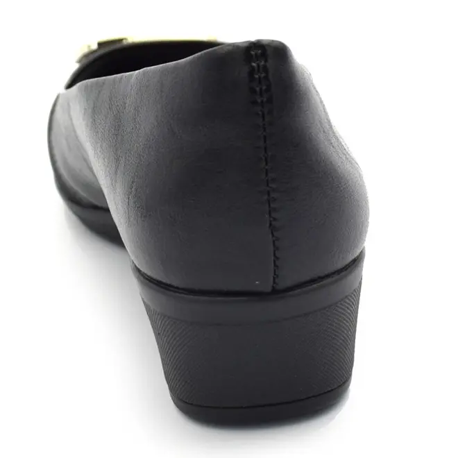 Sapatilha Anabela Feminina Comfortflex Preto 2694303