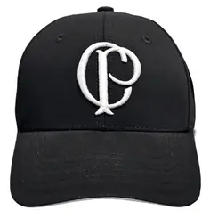 Boné de Aba Curva Oficial do Corinthians Supercap Preto 37841