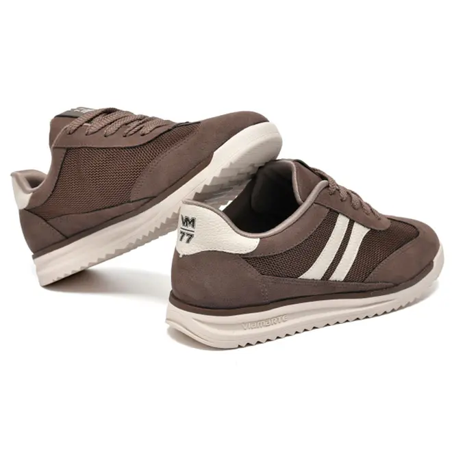 Tênis Casual Feminino Via Marte Marrom 226-011-15