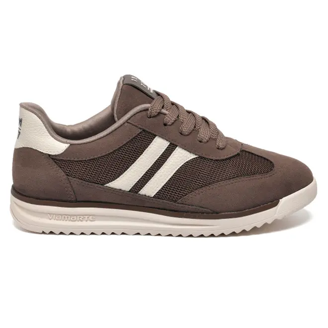 Tênis Casual Feminino Via Marte Marrom 226-011-15