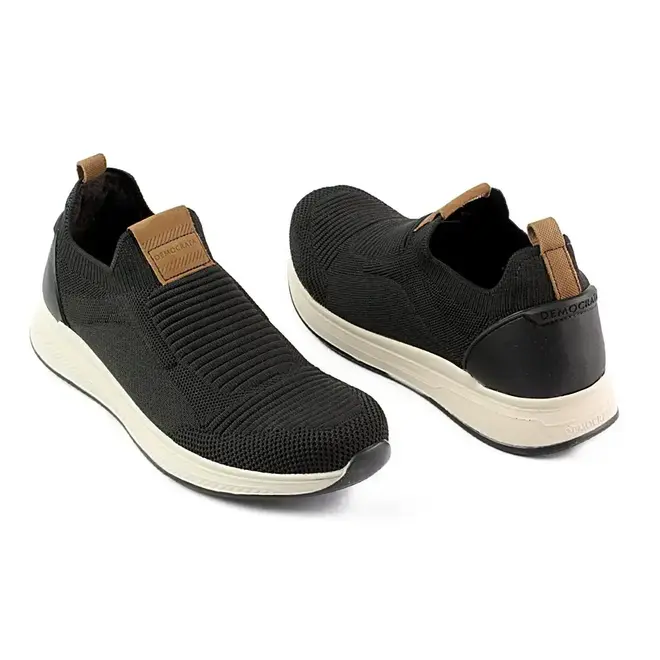 Sapatênis Democrata Knit Journey Extra Soft Masculino Preto