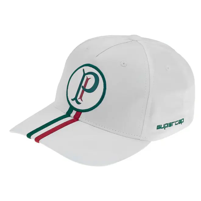 Boné de Aba Curva Oficial do Palmeiras Supercap Branco 37820