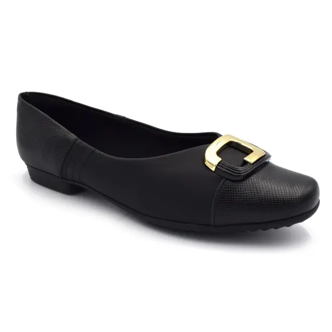 Sapatilha Feminina Piccadilly Preto 250262
