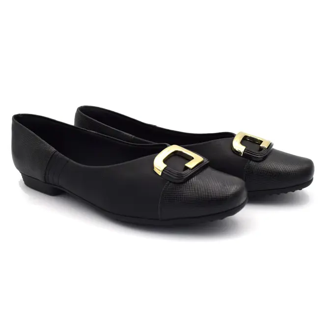 Sapatilha Feminina Piccadilly Preto 250262