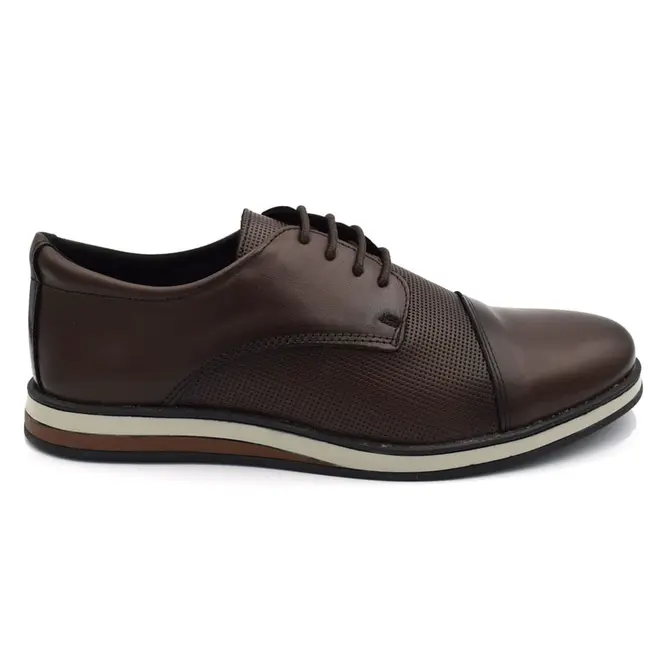 Sapato Social de Couro Masculino BR2 Marrom 1855