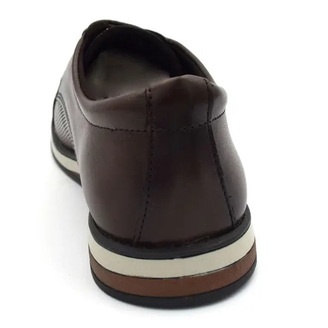 Sapato Social de Couro Masculino BR2 Marrom 1855