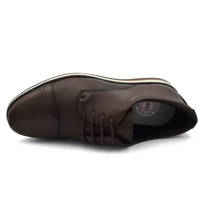 Sapato Social de Couro Masculino BR2 Marrom 1855