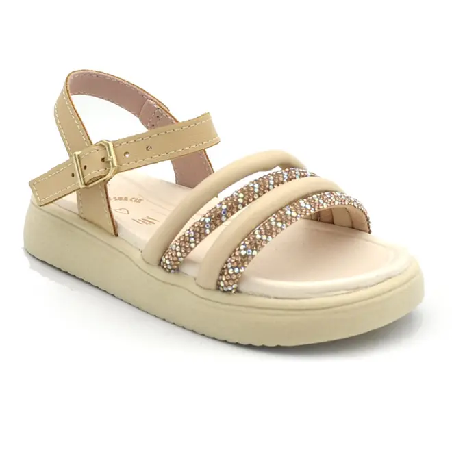 Papete de Menina Infantil Sua Cia do 20 ao 27 Creme 7051.00722