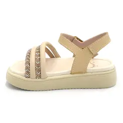 Papete de Menina Infantil Sua Cia do 20 ao 27 Creme 7051.00722