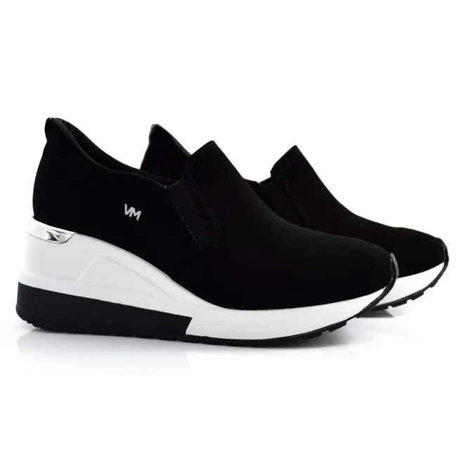 Tênis Anabela Feminino Via Marte Preto 046-002-01