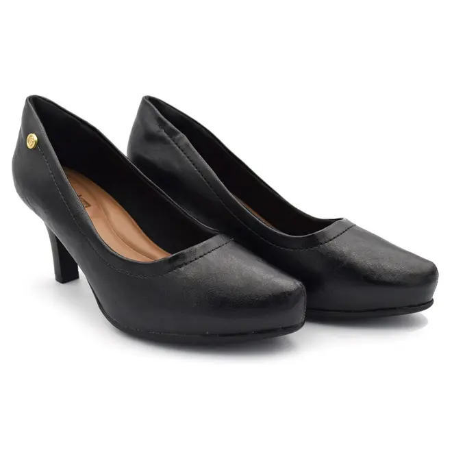 Scarpin de Salto Feminino Comfortflex Preto 2685301