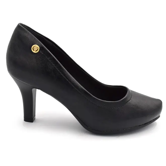Scarpin de Salto Feminino Comfortflex Preto 2685301