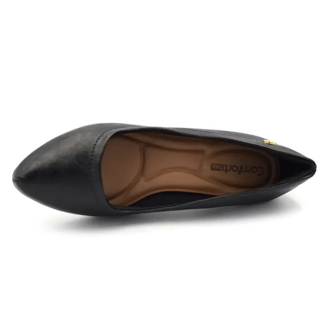 Scarpin de Salto Feminino Comfortflex Preto 2685301