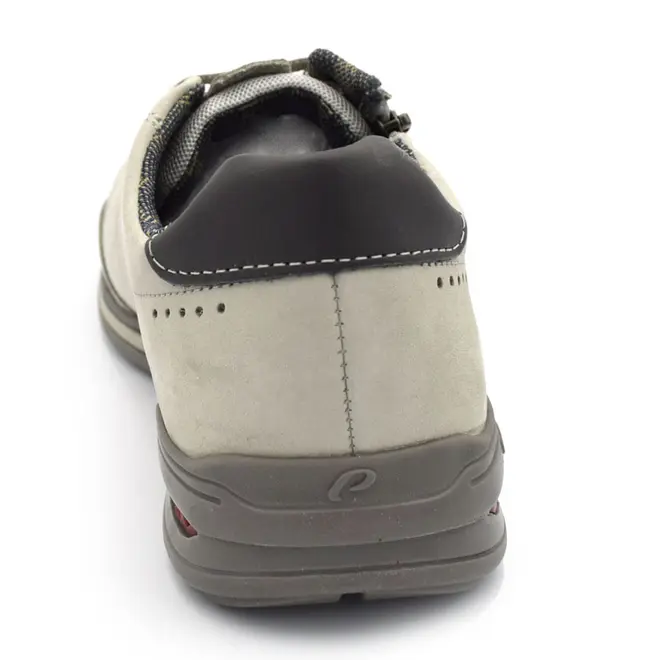 Sapatênis de Couro Masculino Pegada Cinza 114861