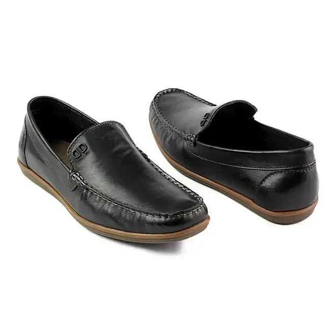 Mocassim Democrata Tag Preto Masculino