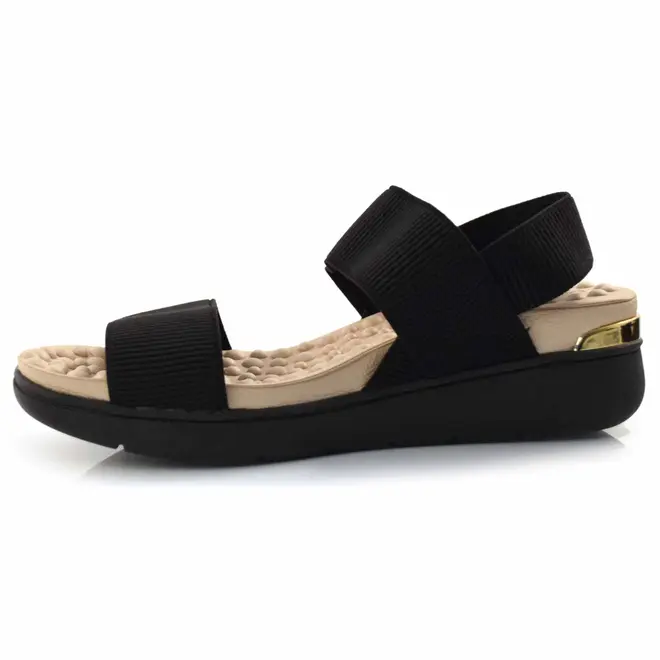Sandália Anabela Feminina Modare Preto 7151.102.21177