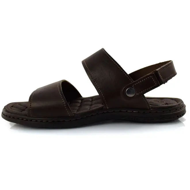 Papete Masculina de Couro Pegada Marrom 131286