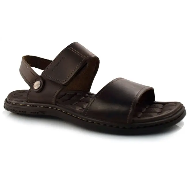 Papete Masculina de Couro Pegada Marrom 131286