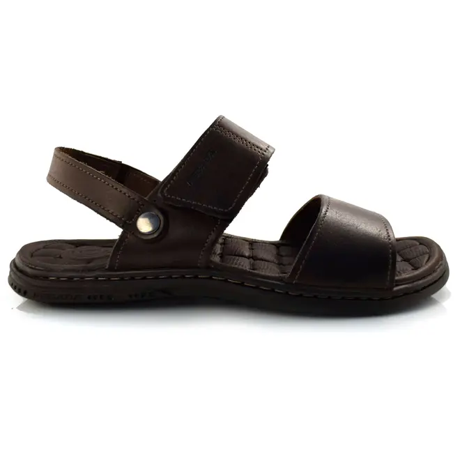 Papete Masculina de Couro Pegada Marrom 131286