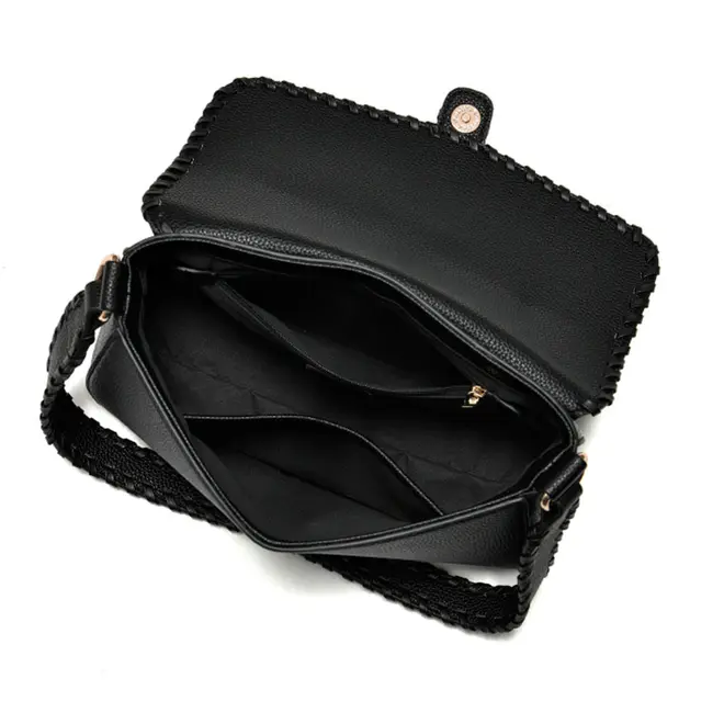 Bolsa de Ombro Feminina Via Marte Preto B1-339-01