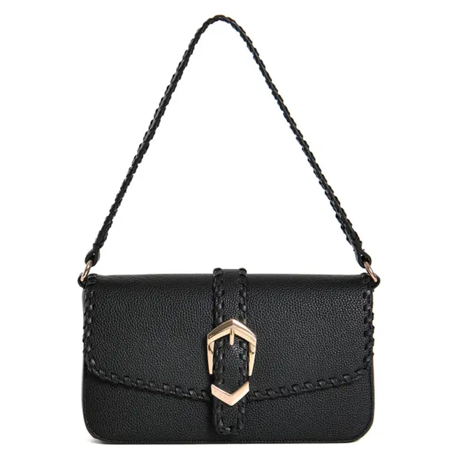 Bolsa de Ombro Feminina Via Marte Preto B1-339-01