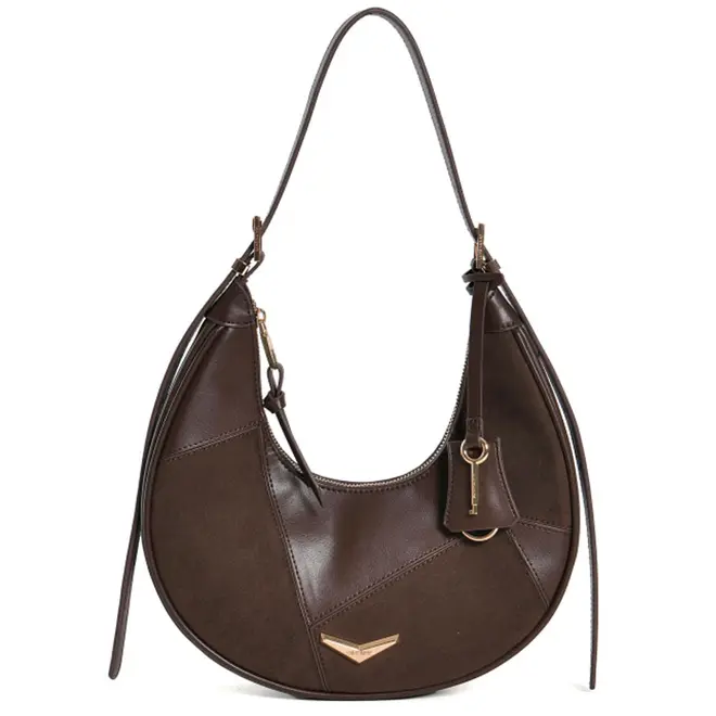 Bolsa de Ombro Feminina Via Marte Marrom B1-328-01