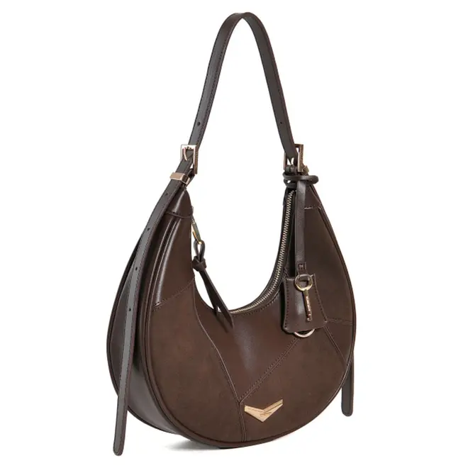 Bolsa de Ombro Feminina Via Marte Marrom B1-328-01