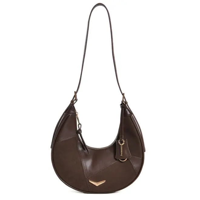 Bolsa de Ombro Feminina Via Marte Marrom B1-328-01