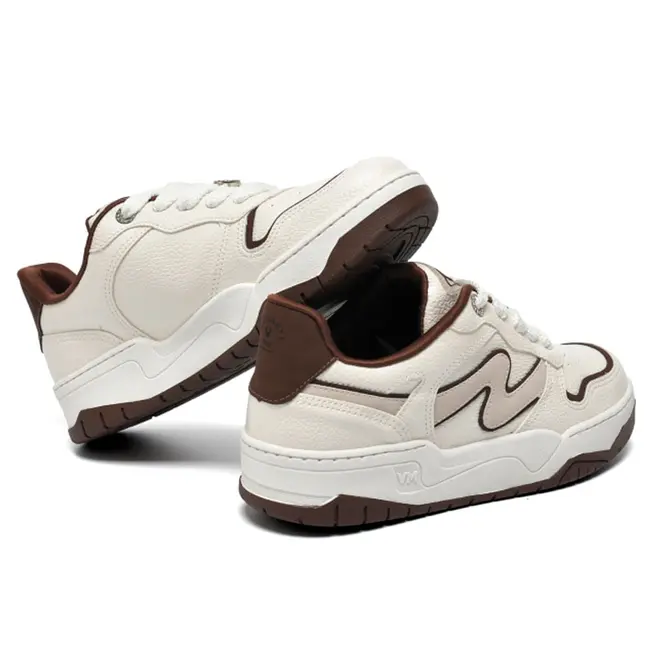 Tênis Casual Feminino Via Marte Off White 276-001-13