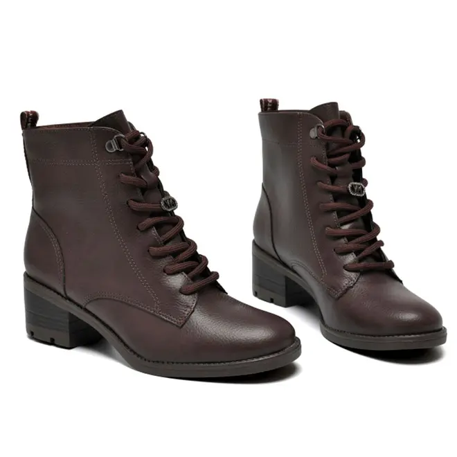 Coturno Feminino Via Marte Marrom 002-002-01
