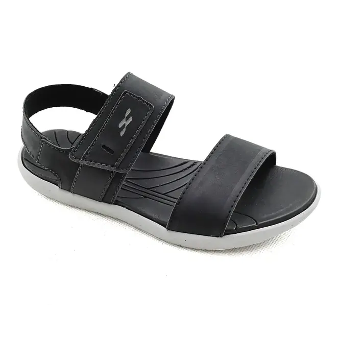 Sandália Flats Itapuã Fecho Ajustável Preto Masculino