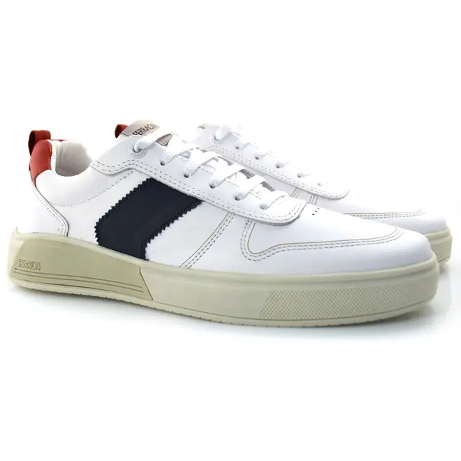 Tênis Masculino de Couro Ferracini Branco 7307
