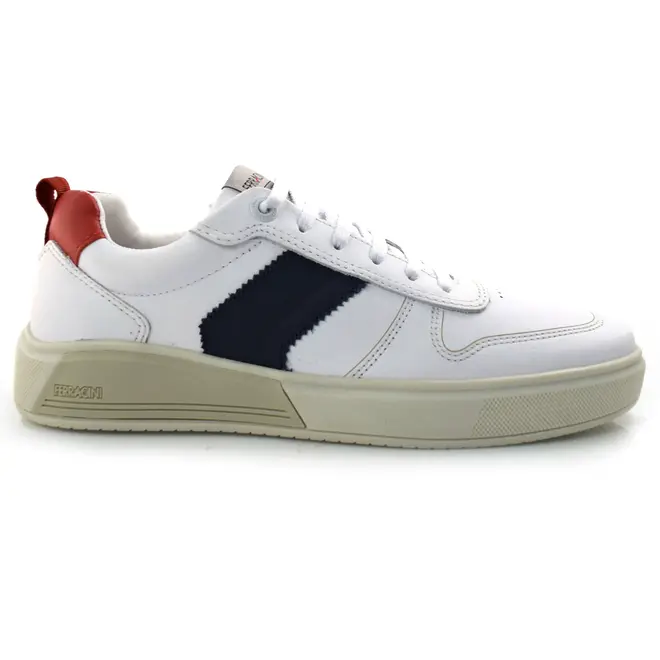 Tênis Masculino de Couro Ferracini Branco 7307