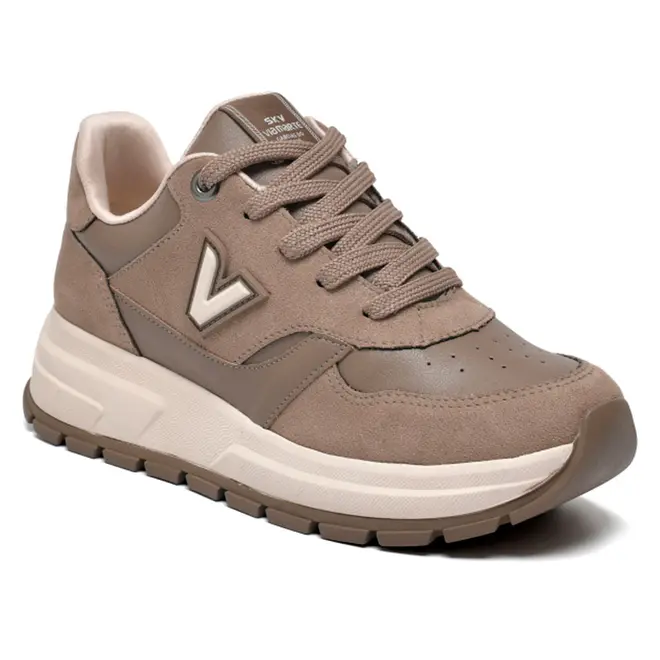 Tênis Casual Feminino Via Marte Bege 242-016-16