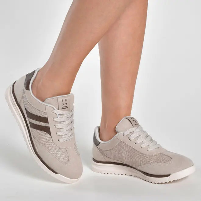 Tênis Casual Feminino Via Marte Bege 226-011-15