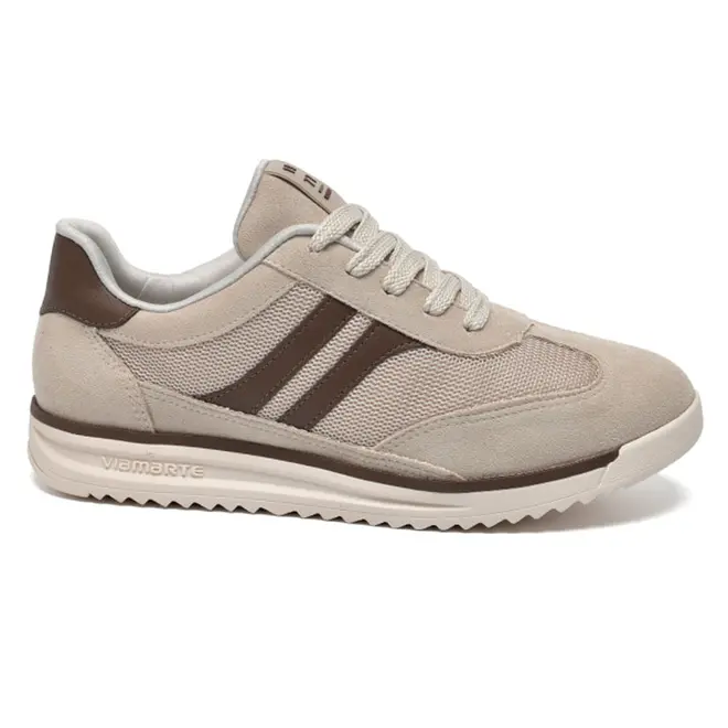 Tênis Casual Feminino Via Marte Bege 226-011-15