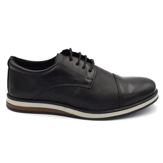Sapato Social de Couro Masculino BR2 Preto 1855