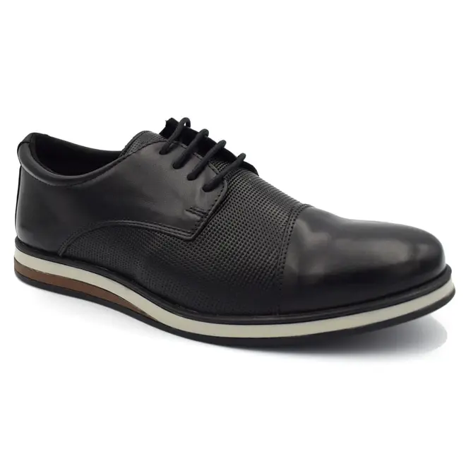 Sapato Social de Couro Masculino BR2 Preto 1855