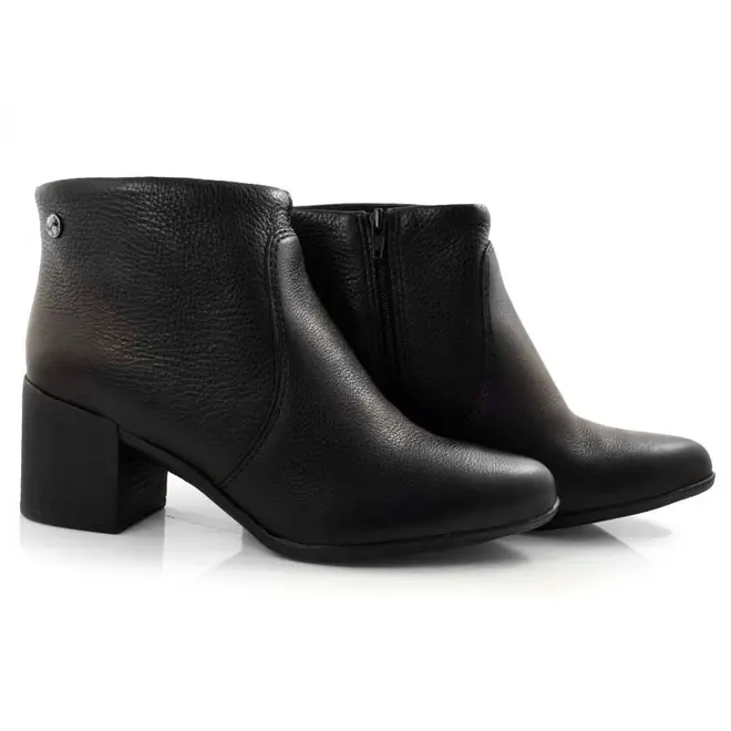 Ankle Boots de Couro Bottero Preto 346901