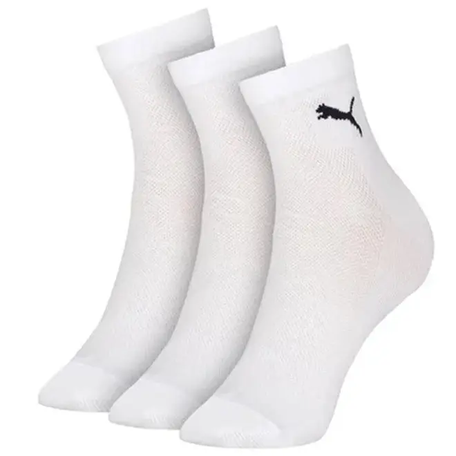 Kit de Meia Cano Médio Masculina Puma Branco 4510.001