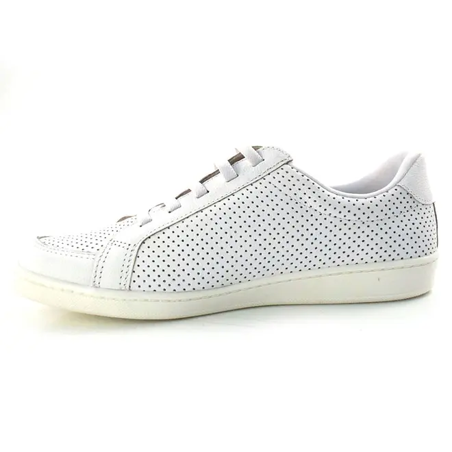 Tênis Feminino de Couro Suzzara Branco C12054 FO